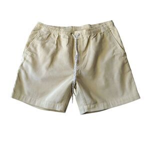 Faherty Shorts Men XL Yellow Southern Sun Drawstring Corduroy Cord 6" Inseam‎